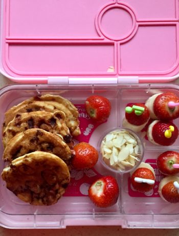 lunchbox do szkoły placki z serka wiejskiego z truskawkami thermomix przepisy